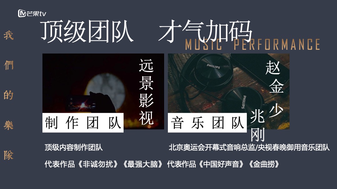 《我们的乐队》招商通案-芒果TV广告营销中心