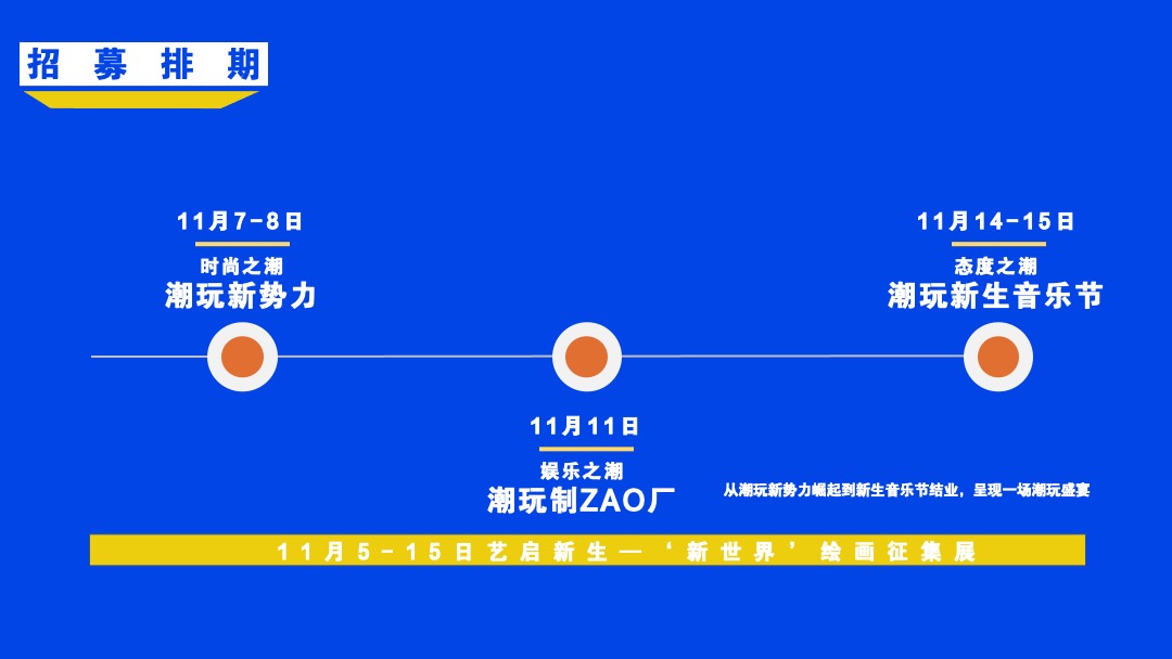 商业广场11月系列（潮玩新生主题）活动策划方案