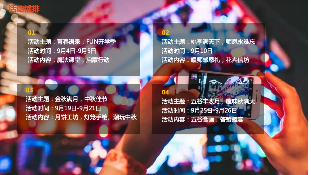 地产项目九月月度暖场（潮玩九月 奇妙之旅主题）活动策划方案