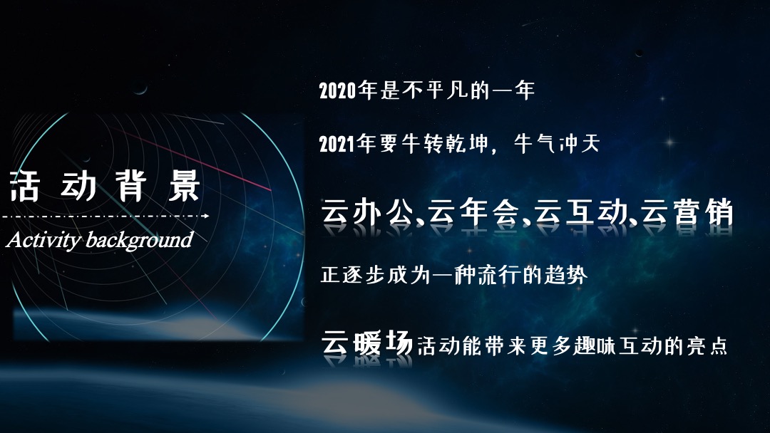 地产线上营销云办公云年会云互动云营销云暖场活动