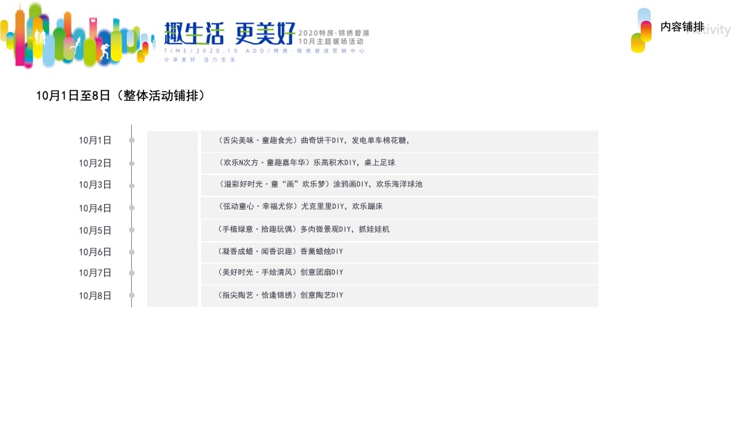 地产项目10月月度暖场系列（趣生活·更美好主题）活动策划方案