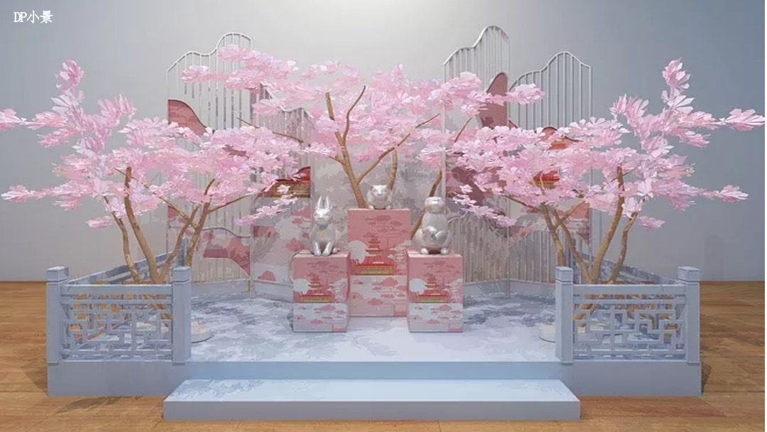 商场中秋汉唐长安十二时辰市集集市