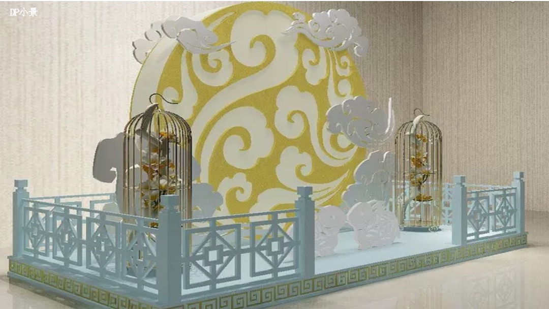 商场中秋汉唐长安十二时辰市集集市