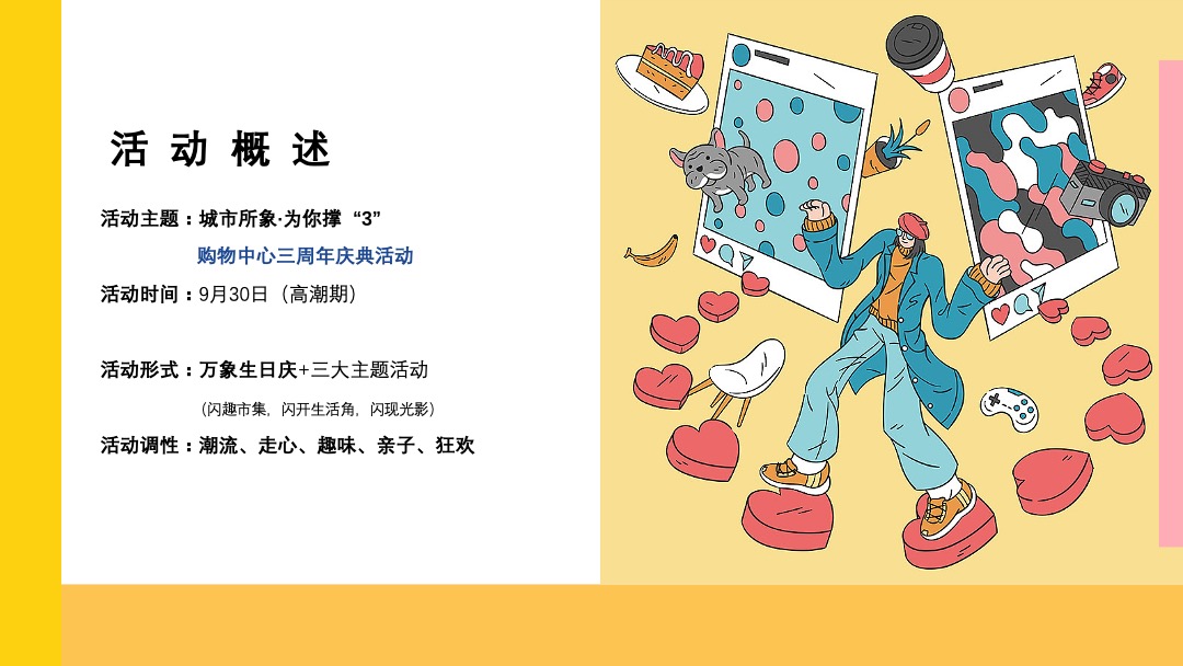 购物中心三周年庆（城市所象·为你撑“3”主题）活动策划方案