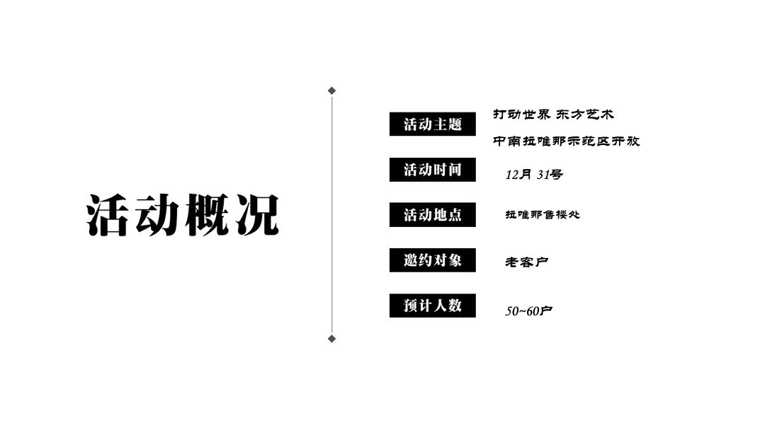 地产项目中式示范区开放（打动世界 东方艺术主题）活动策划方案