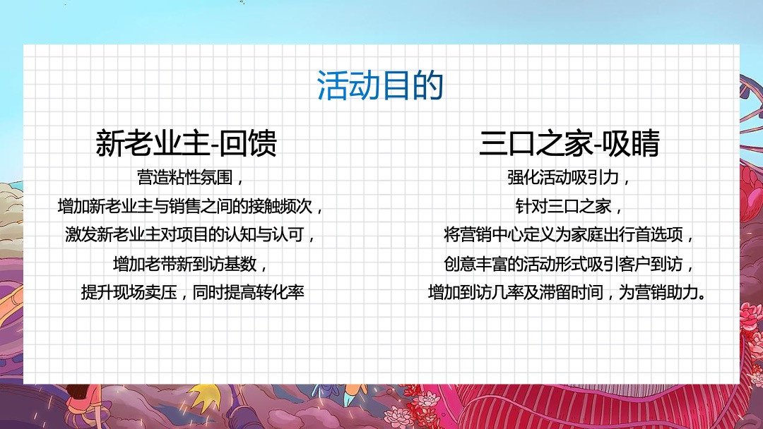 地产项目9-10月新老业主回馈（花样生活节主题）活动策划方案