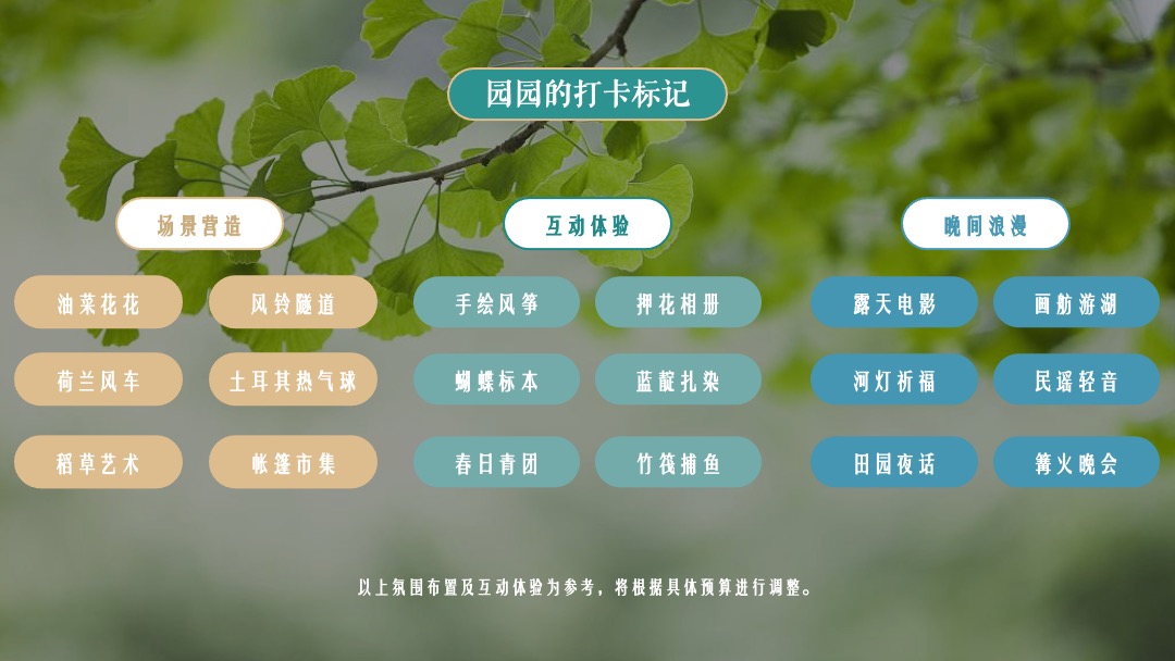 文旅项目春季（诗里田园春游记主题）活动策划方案