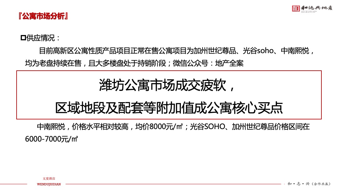 文度酒店项目年度营销方案