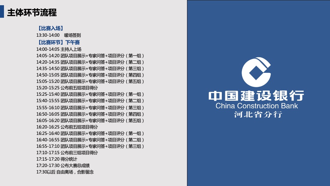 河北省分行创新创意技能大赛活动策划方案