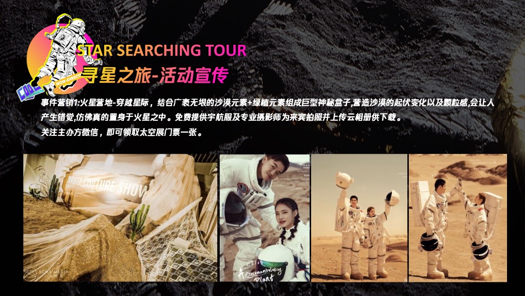 科技太空航天体验展（浩瀚星空 寻星之旅主题）活动策划方案