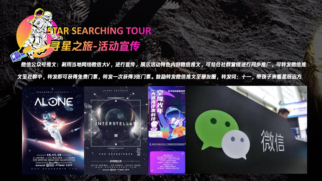 科技太空航天体验展（浩瀚星空 寻星之旅主题）活动策划方案