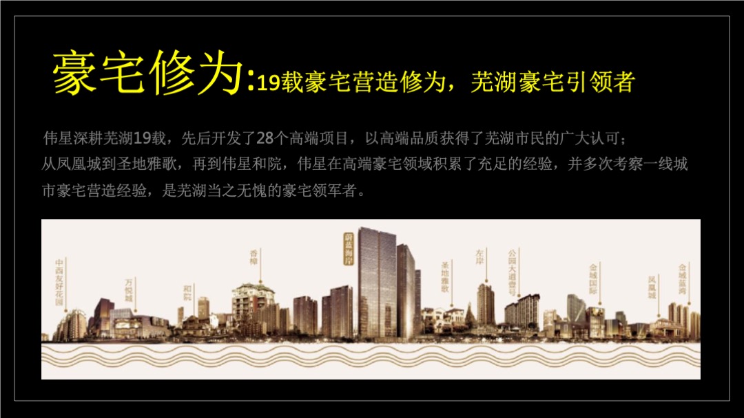 伟星芜湖院子营销提报