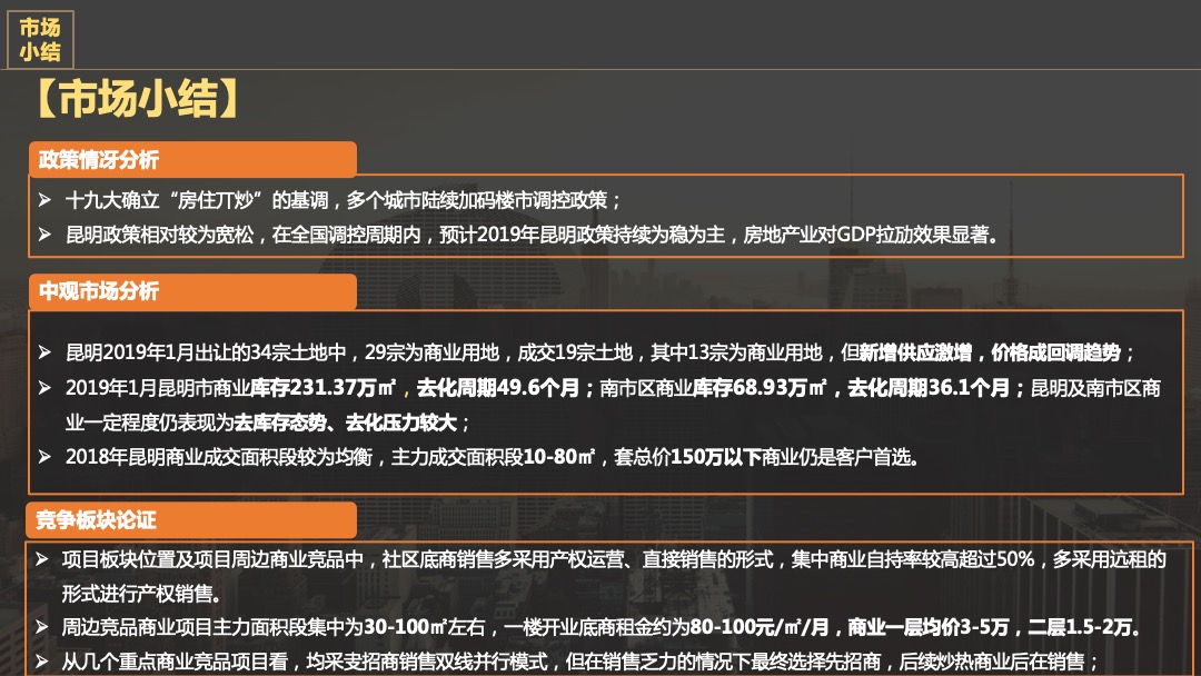 昆明中铁水岸青城商业营销提报