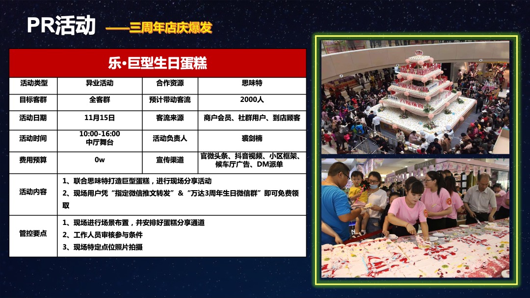 平顶山卫东万达广场3周年店庆&万粉盛典活动方案