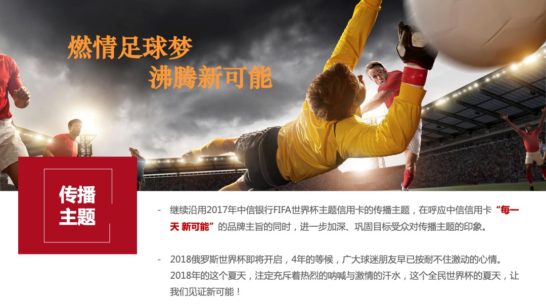 俄罗斯世界杯主题中信银行信用卡项目传播方案