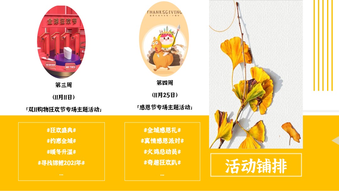 十一月系列（醉美秋意浓主题）活动策划方案