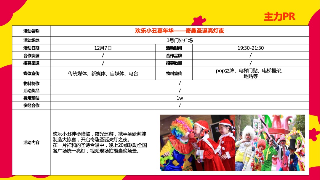 商业广场圣诞新年欢乐趴（鬼马双旦玩FUN下主题）活动策划方案