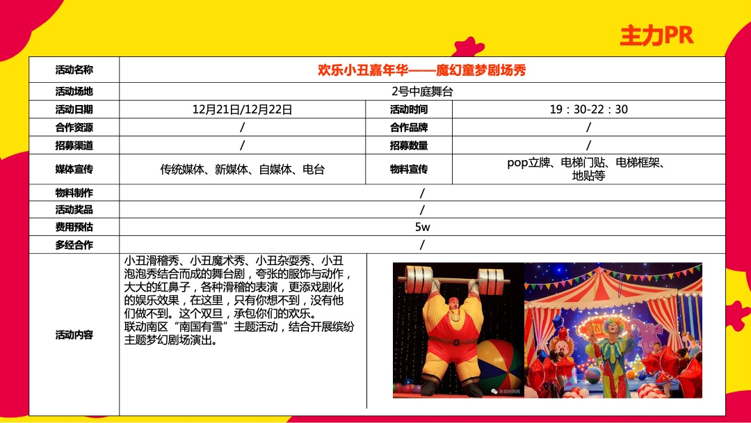 商业广场圣诞新年欢乐趴（鬼马双旦玩FUN下主题）活动策划方案