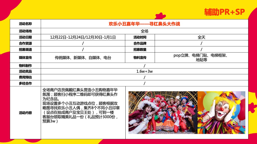 商业广场圣诞新年欢乐趴（鬼马双旦玩FUN下主题）活动策划方案