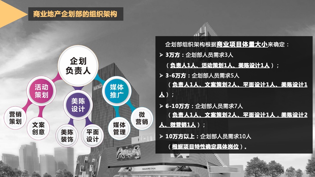 商业购物中心企划执行操盘体系  商业运营策划工作培训