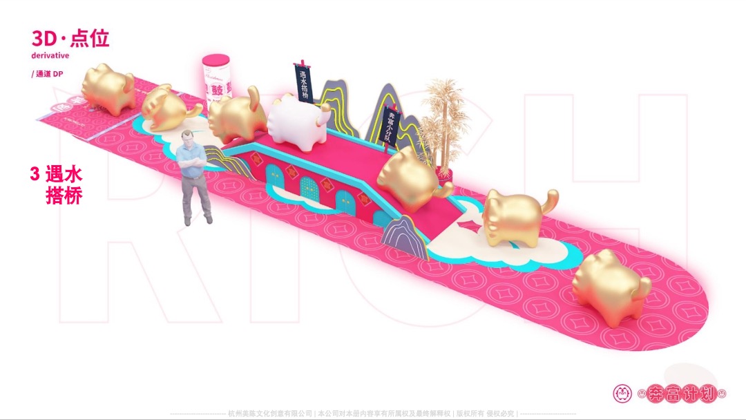 【奔富】双旦春节新年虎年IP美陈方案