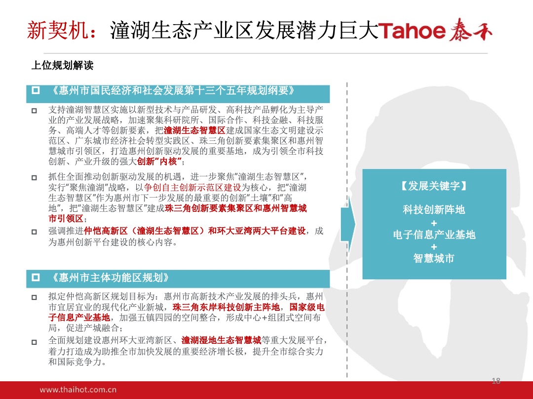 泰禾-潼湖生态智慧区项目整体定位