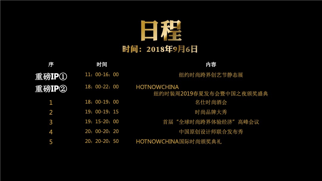 HNC纽约时装周春夏发布会暨中国之夜颁奖盛典