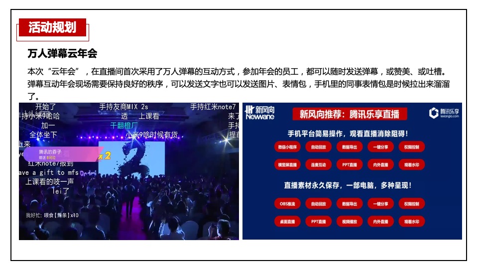 地产公司（云上汇聚 领潮未来主题）线上云年会盛典活动策划方案