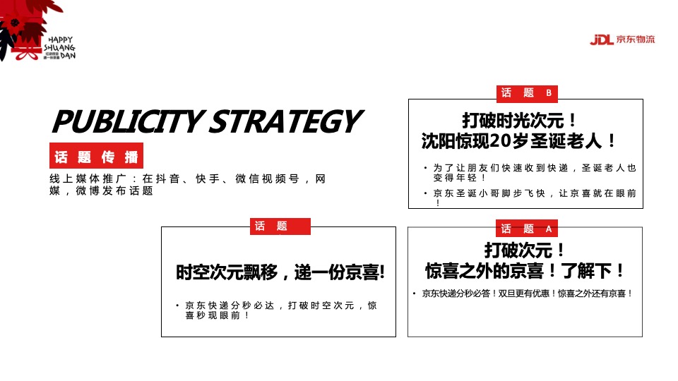 物流公司双旦营销活动方案
