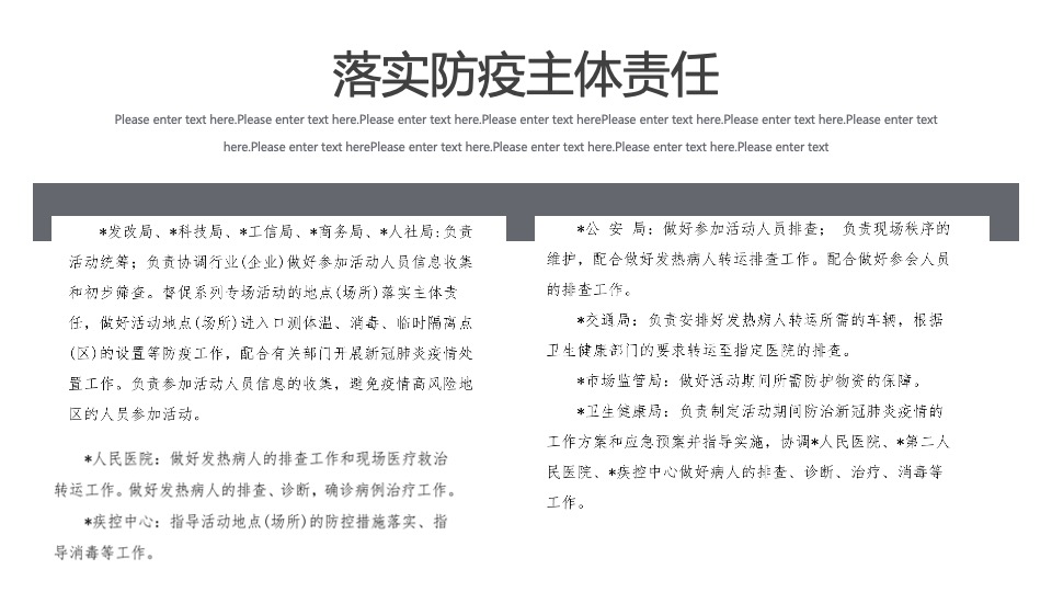 疫情防控方案（通用版）