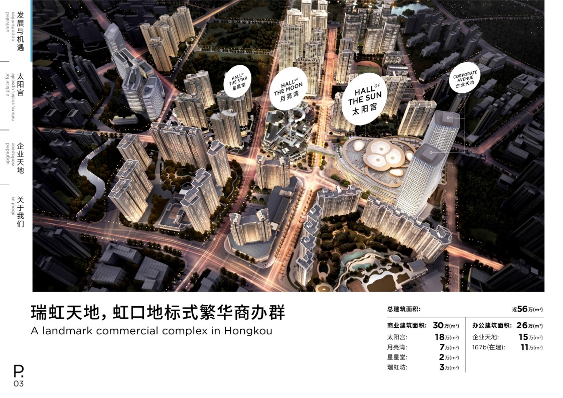 2021太阳宫瑞虹天地招商手册