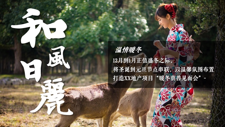 地产项目圣诞节&元旦系列（双旦奇享 与鹿狂欢主题）活动策划方案