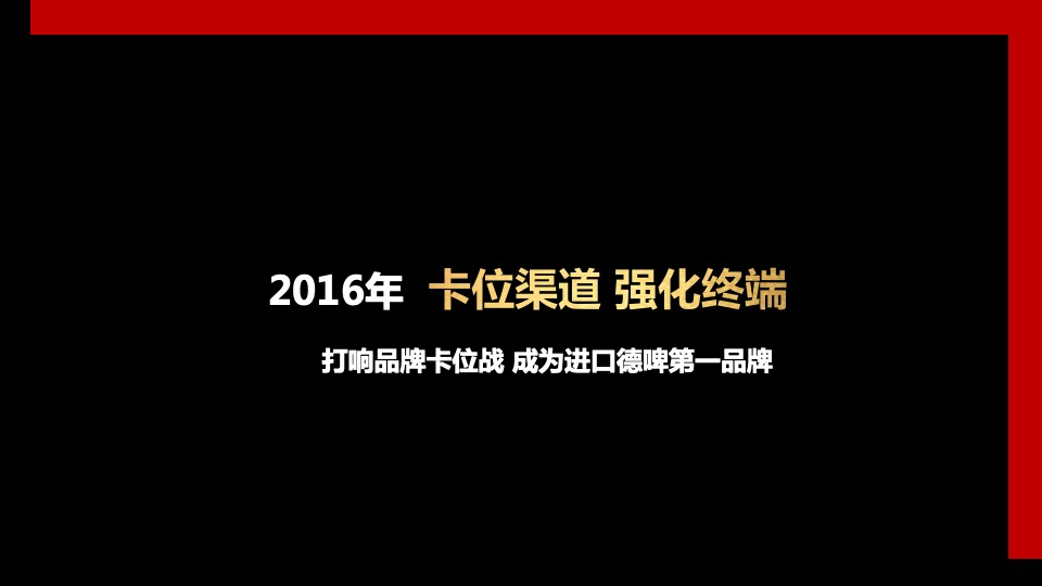 知名德国啤酒品牌战略规划方案