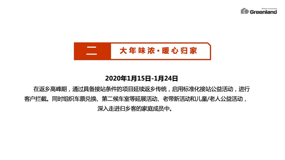 绿地集团新春返乡置业执行方案（策略活动包装）