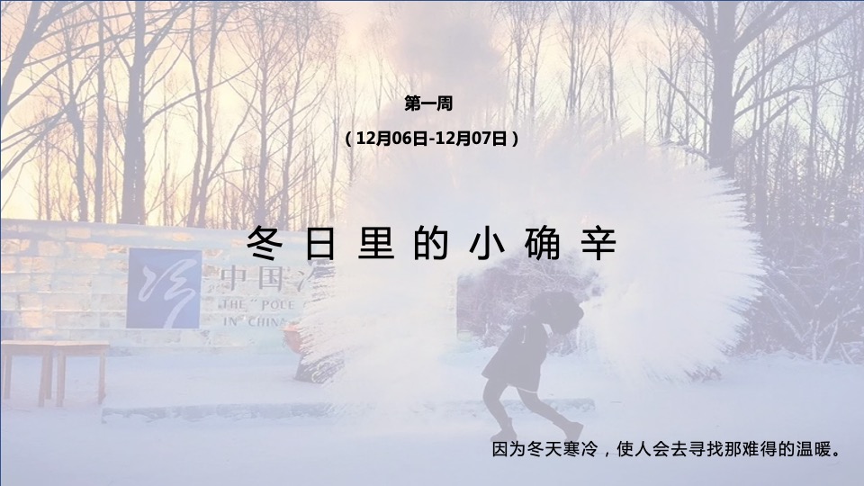 地产项目冬季十二月系列（邂逅冬日第一场雪主题）活动策划方案