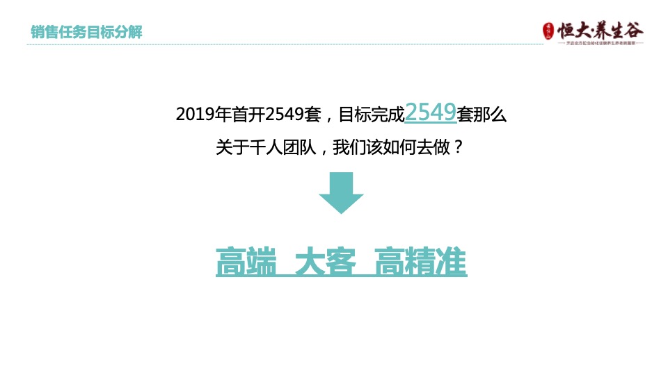 云台山·恒大养生谷渠道千人人海战术执行方案