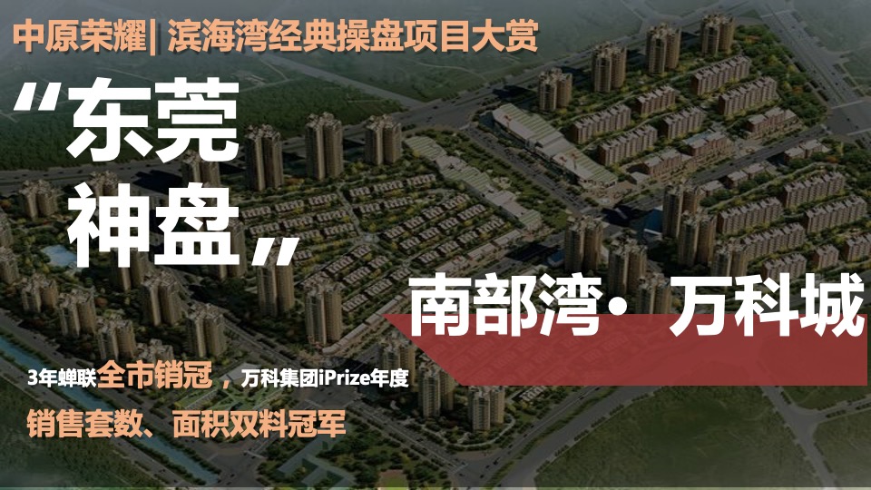 东莞世茂佳兆业璀璨时代营销拓盘报告（汇报版)