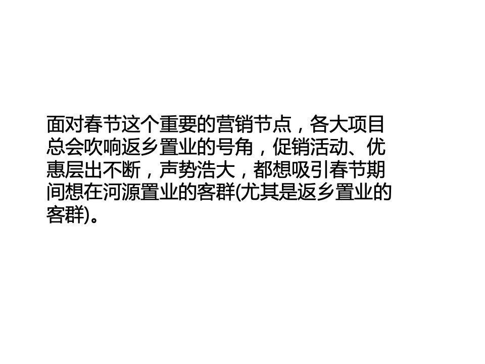 凯旋国际返乡置业传播方案