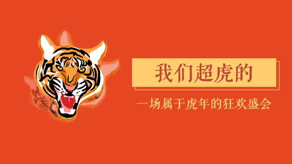 地产项目虎年新春潮玩嘉年华（我们超虎的主题）活动策划方案