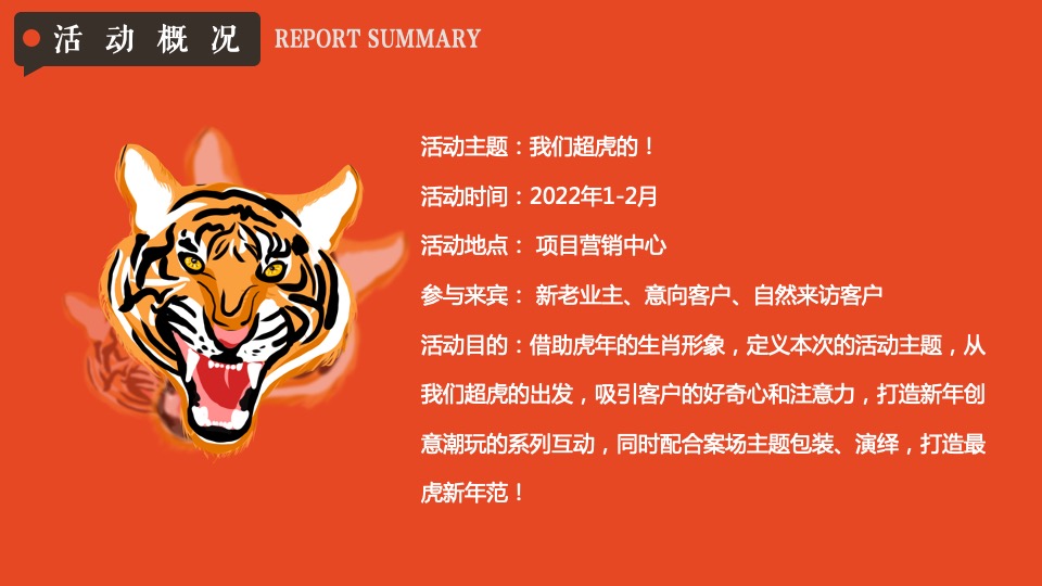 地产项目虎年新春潮玩嘉年华（我们超虎的主题）活动策划方案