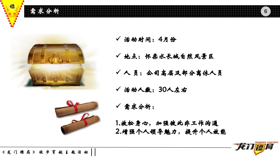 地产公司团队建设（龙门镖局主题）活动策划方案