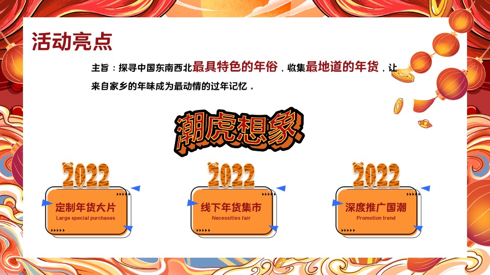 地产项目新春壬寅虎年国潮年货节（潮虎想象主题）活动策划方案