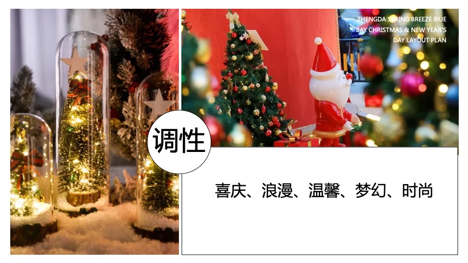 地产项目圣诞&元旦氛围包装美陈（双旦礼遇季主题）布置方案