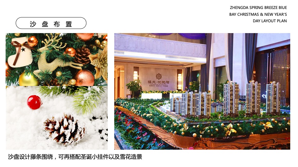地产项目圣诞&元旦氛围包装美陈（双旦礼遇季主题）布置方案