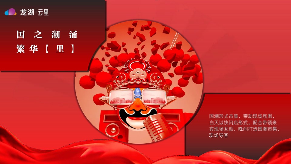 龙湖·云里商业街市集四盘联动（国之潮涌 繁华【里】主题）活动策划方案