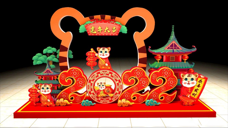 商业地产新年&春节&新春主题美陈合集方案