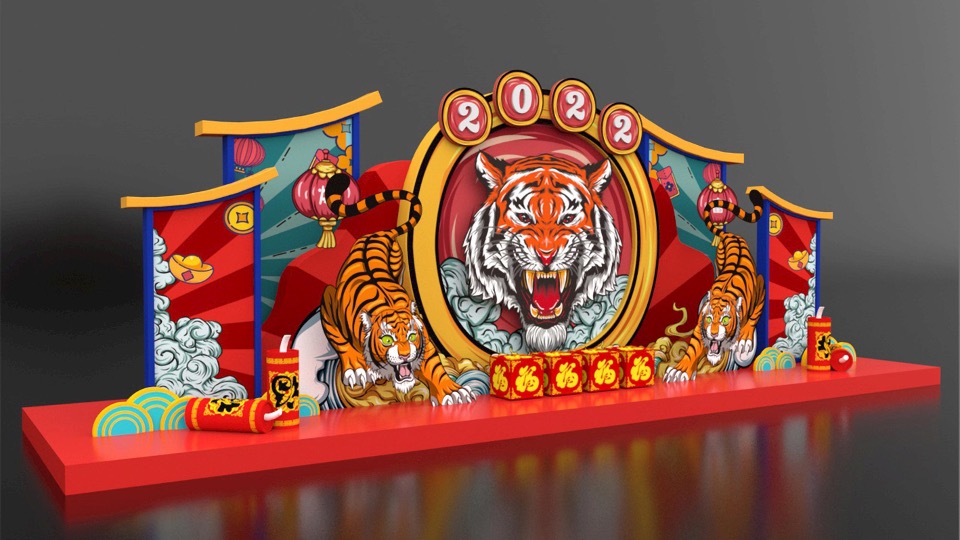 商业地产新年&春节&新春主题美陈合集方案