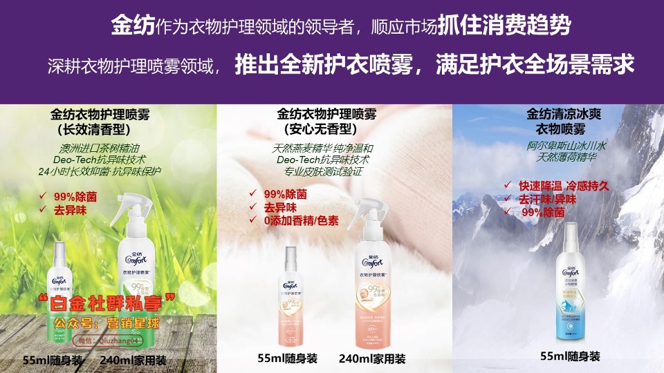 金纺衣物护理喷雾天猫超市大牌狂欢方案