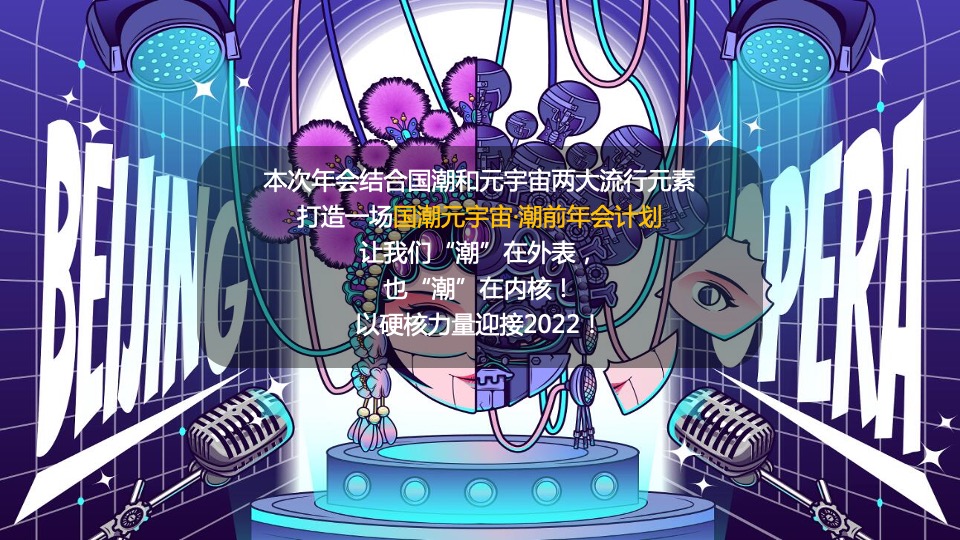 公司赛博朋克主题年会（国潮元宇宙·潮前年会计划主题）活动策划方案