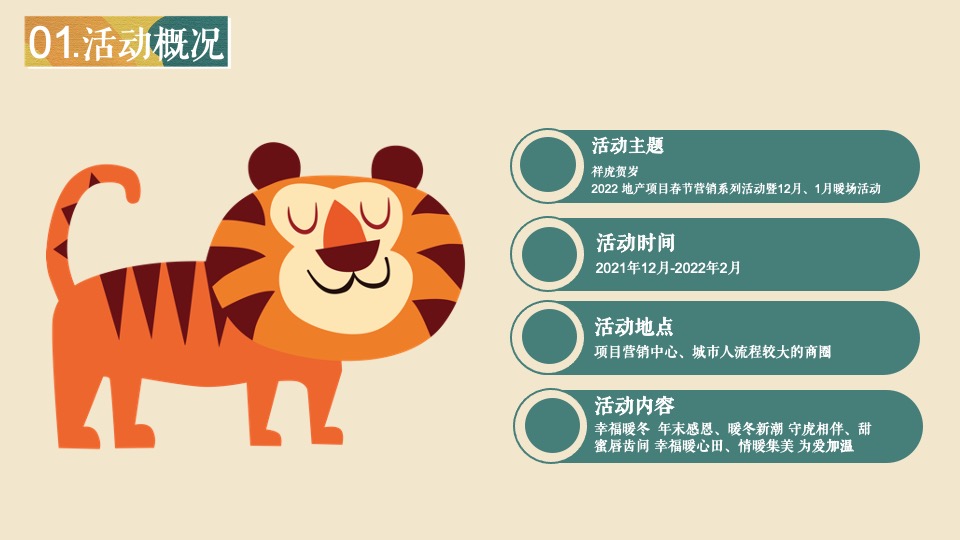 地产项目春节营销系列暨12月-1月暖场（祥虎贺岁主题）活动策划方案